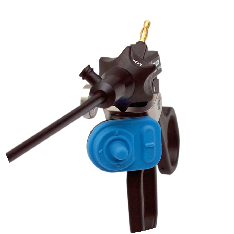 Joystick mounted on surgeons instrument