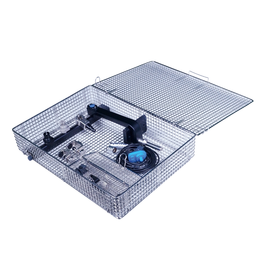 SOLOASSIST equipped sterilisation tray